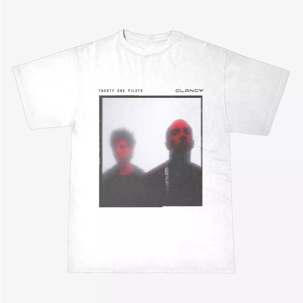 Twenty One Pilots Clancy Blurry Boyfriend Fit Girls‎ T-Shirt Hot Topic